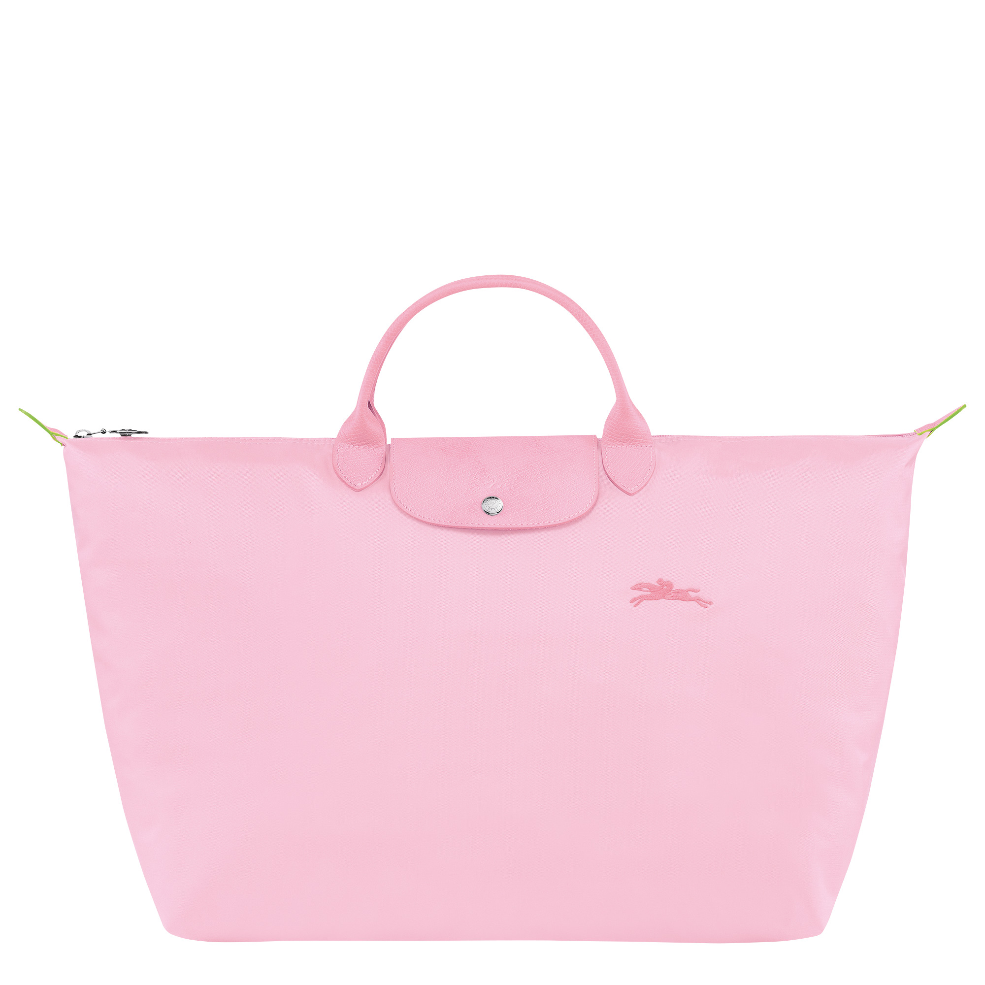 Longchamp Large Le Pliage Recycled Canvas Travel Bag in Grenadine