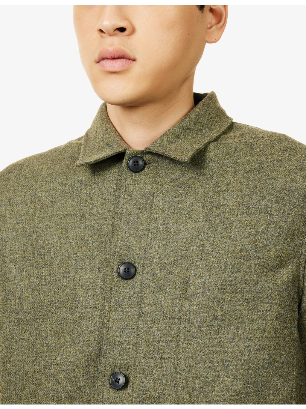 Twin-Pocket Lightweight Wool Jacket - 5