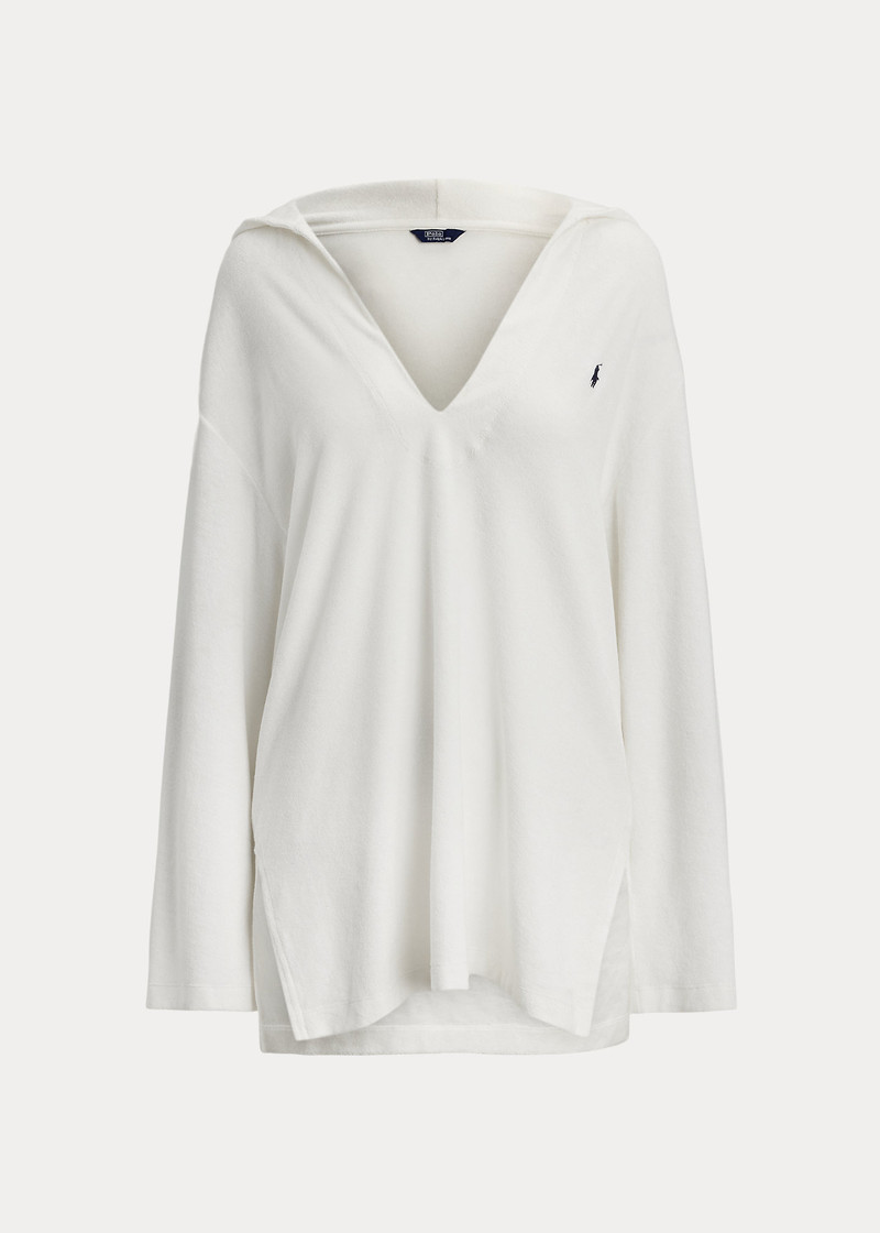Cotton Terry Hooded Cover-Up 1