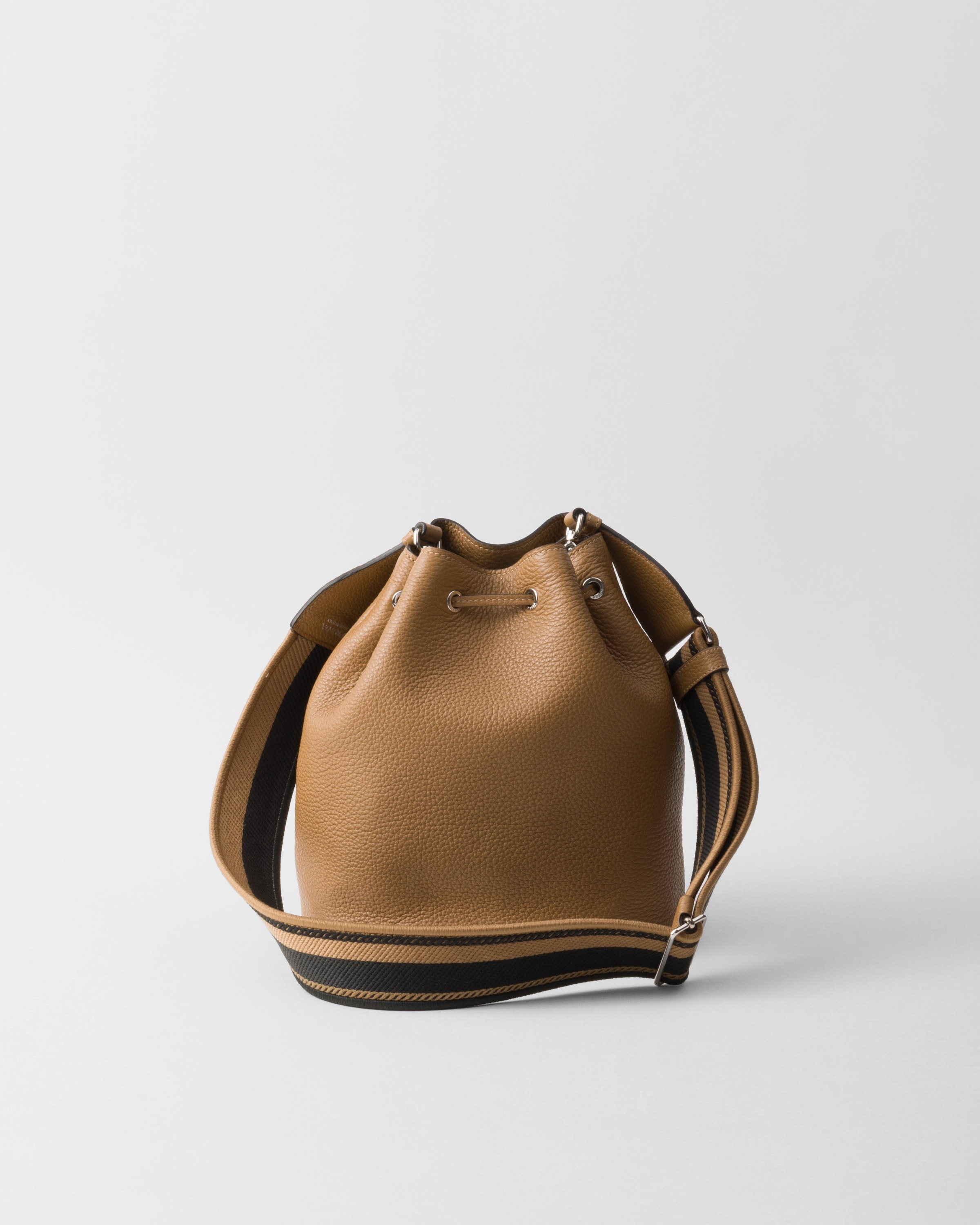 Leather bucket bag - 3