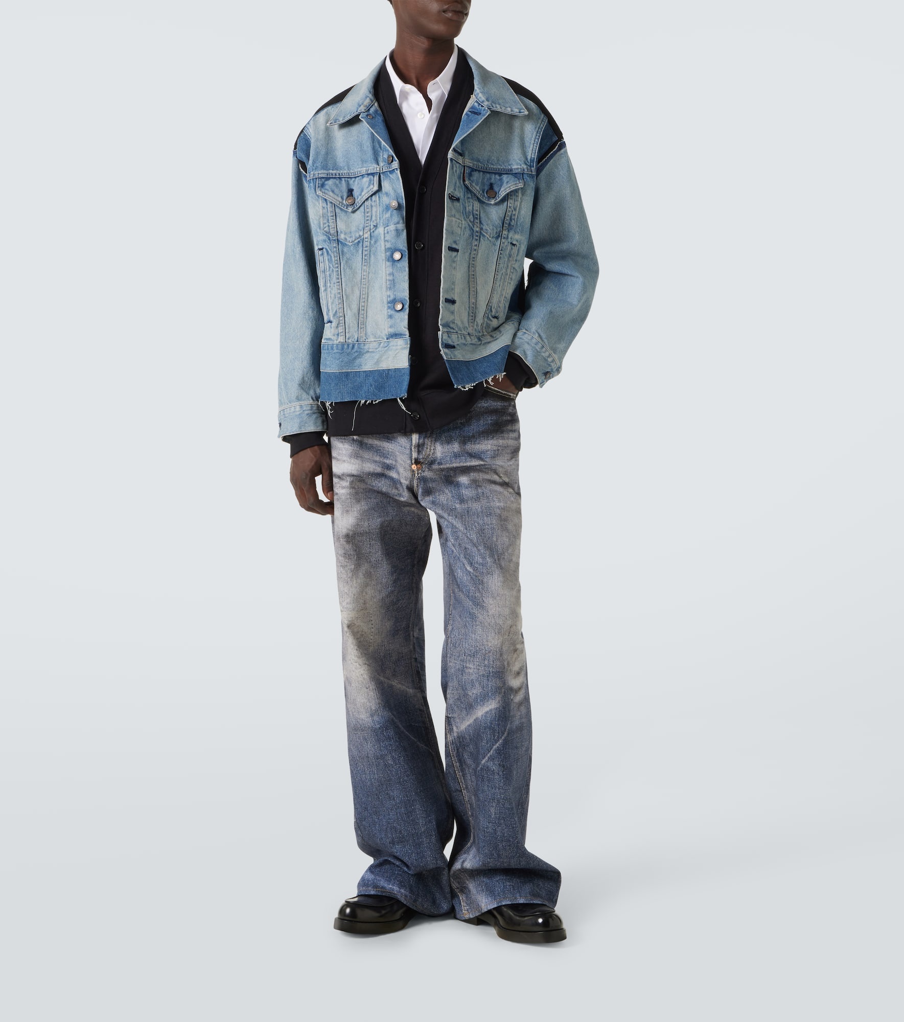 x Levi's® jersey and denim jacket - 2