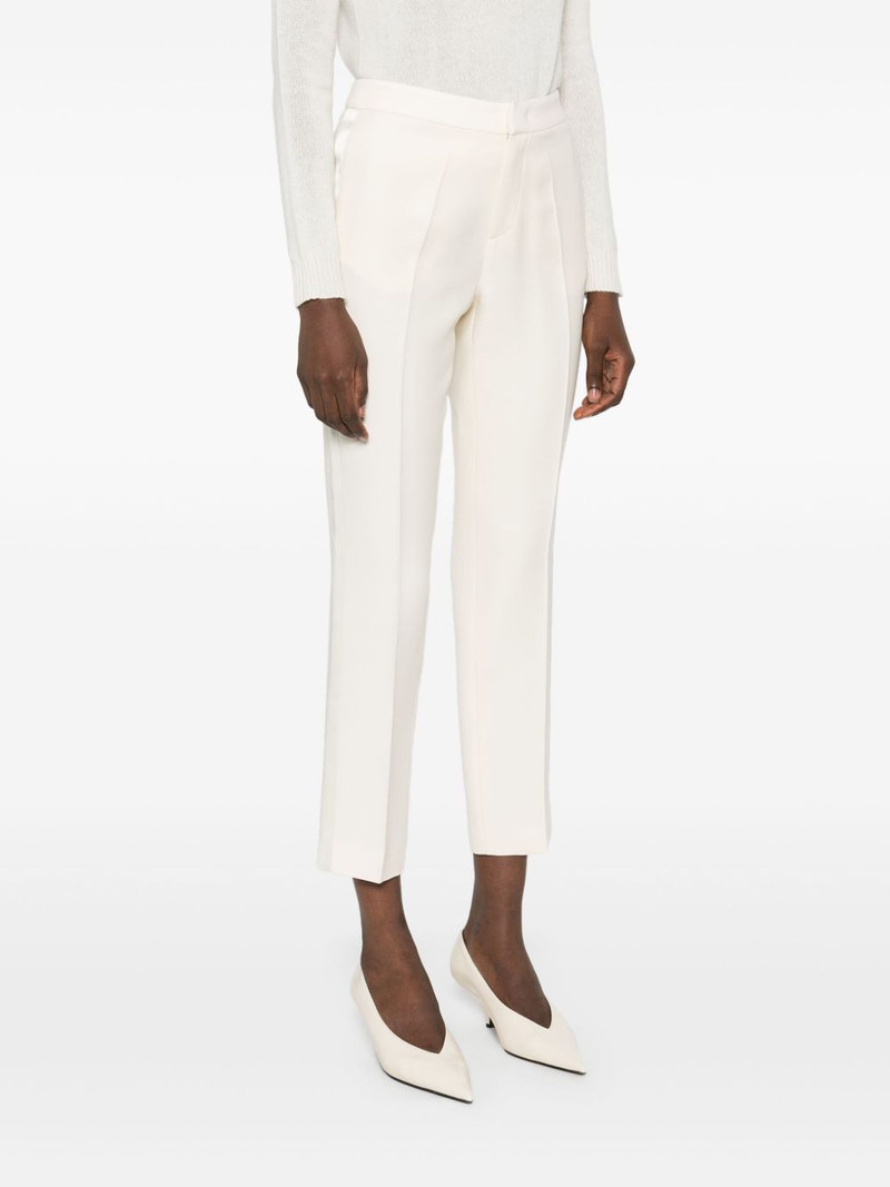 satin-trim trousers 3