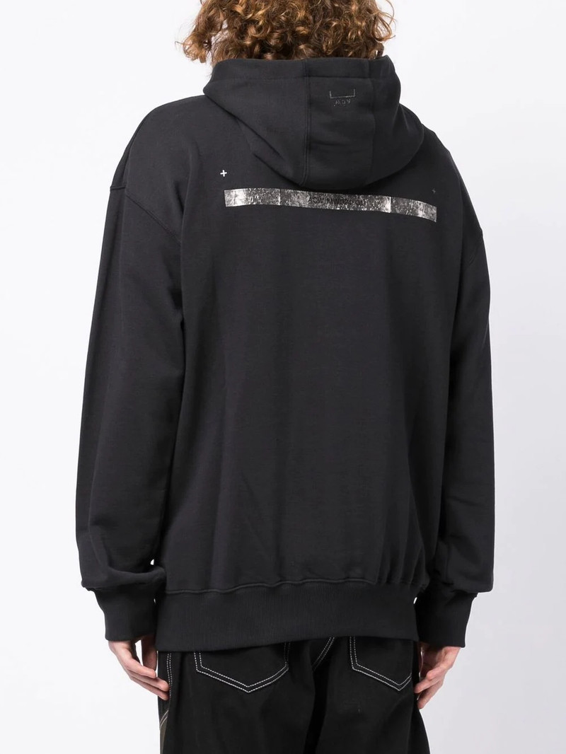 graphic logo-print hoodie 5