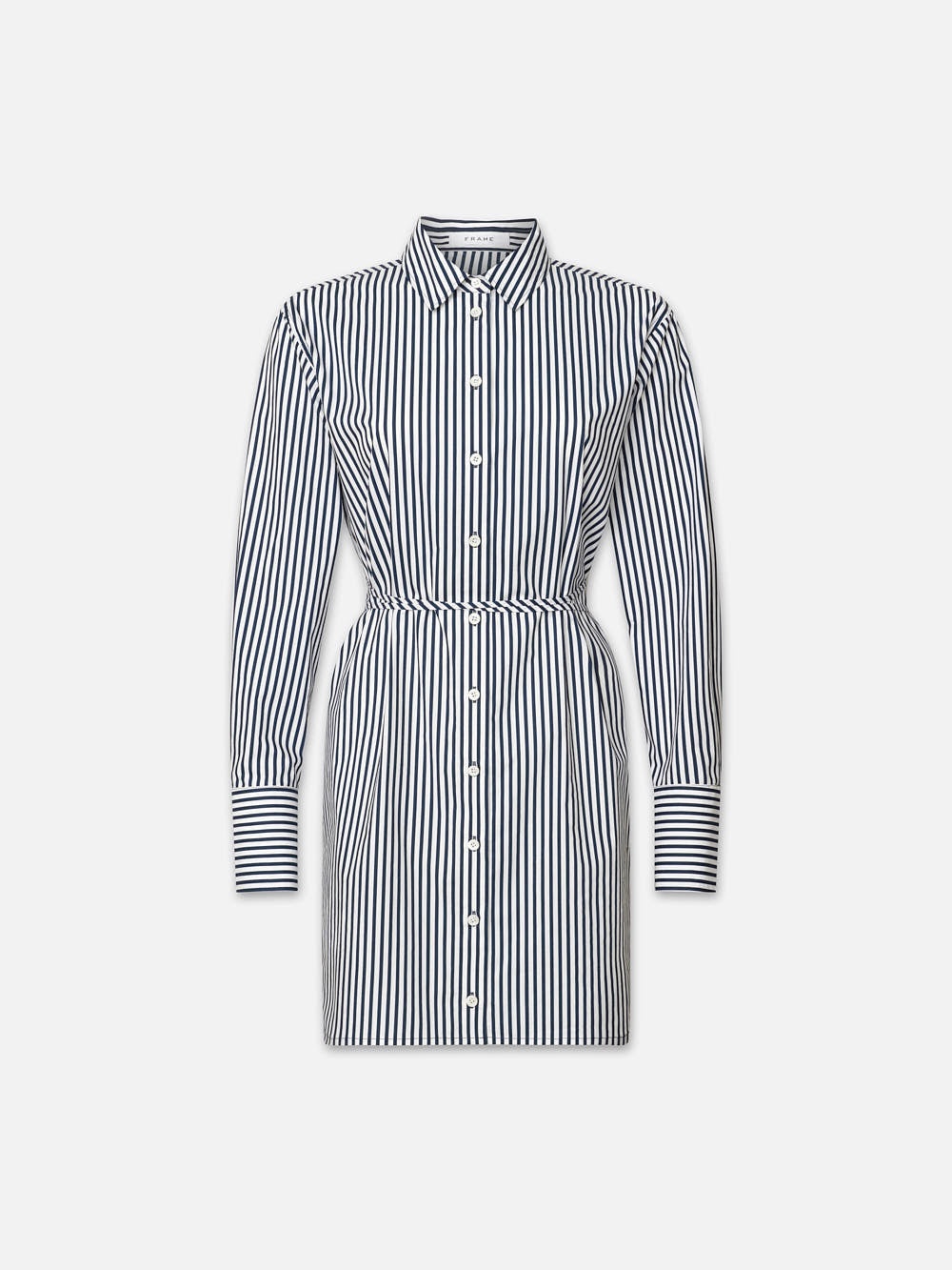 Mini Shirt Dress in Blanc Multi - 1