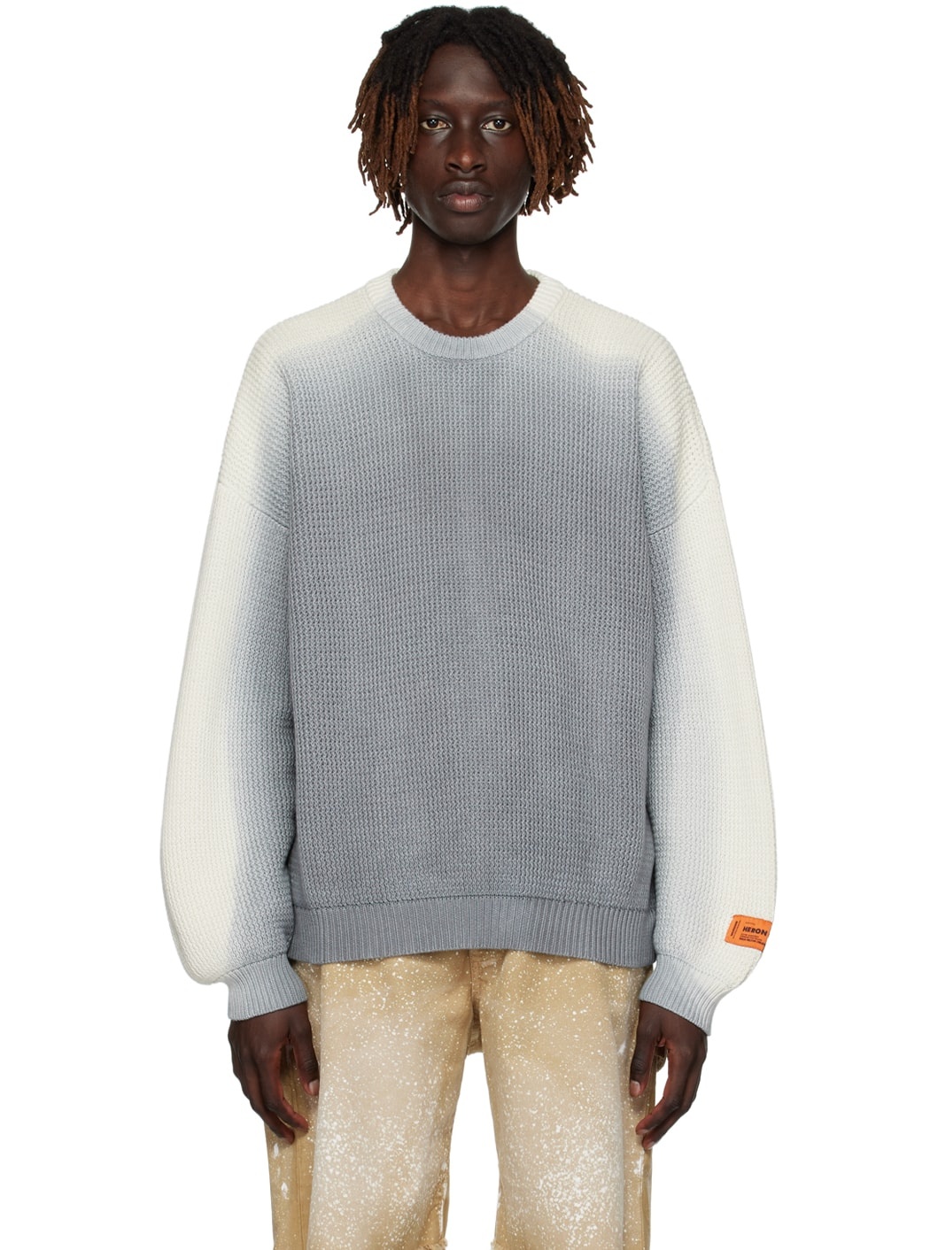 Gray Gradient Sweater - 1