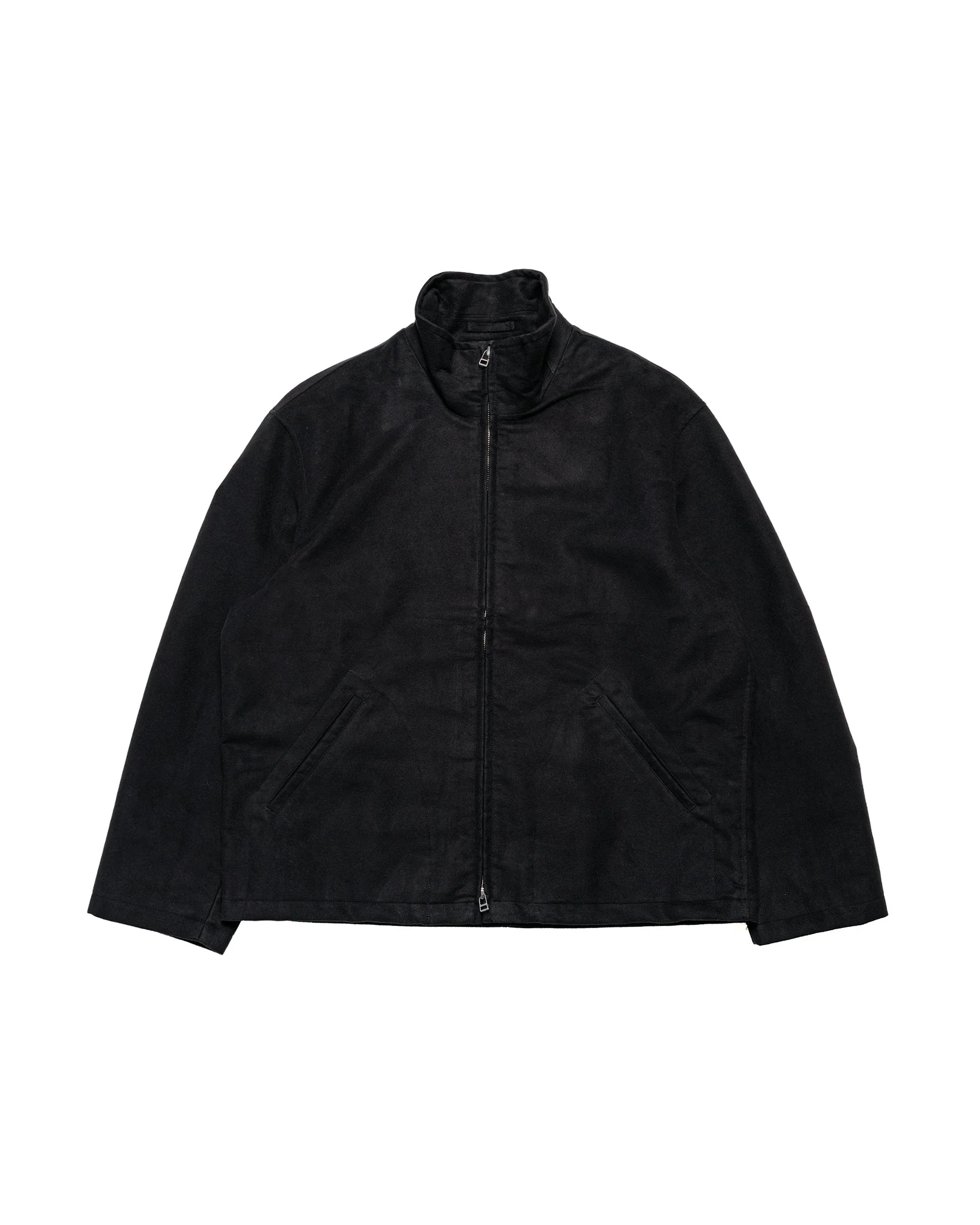Circuit Jacket Black Cotton Silk Moleskin - 1
