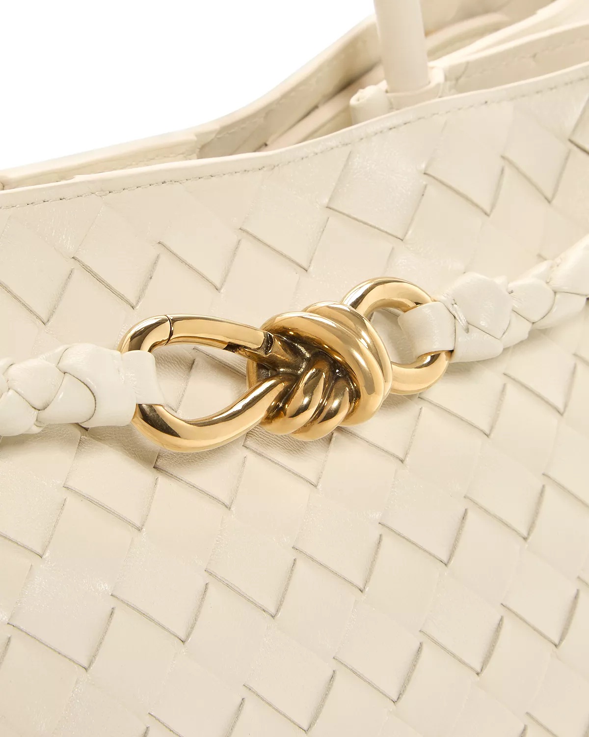 Medium Andiamo Intrecciato Leather Shoulder Bag - 5