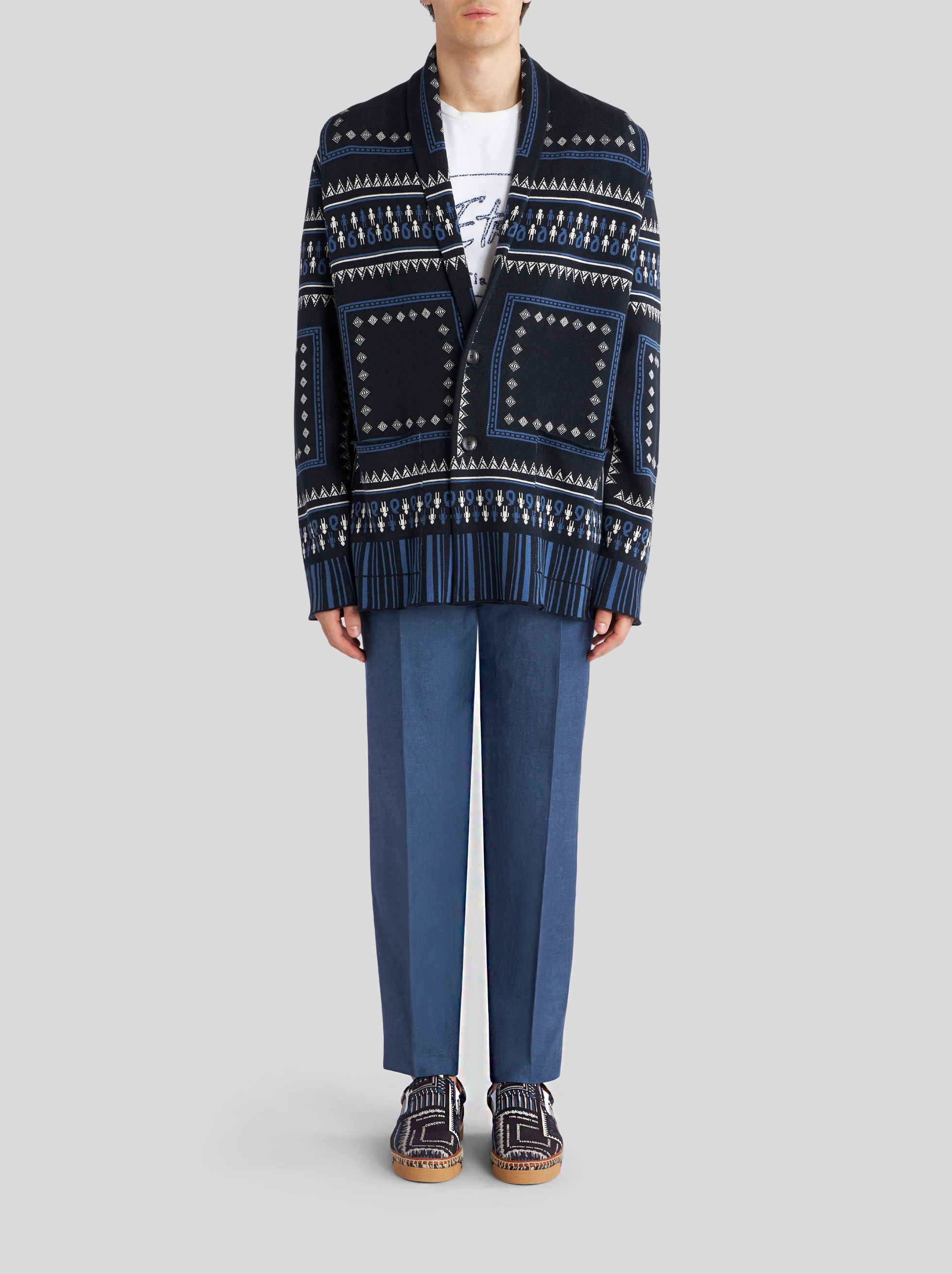 KNITTED KIMONO CARDIGAN - 3