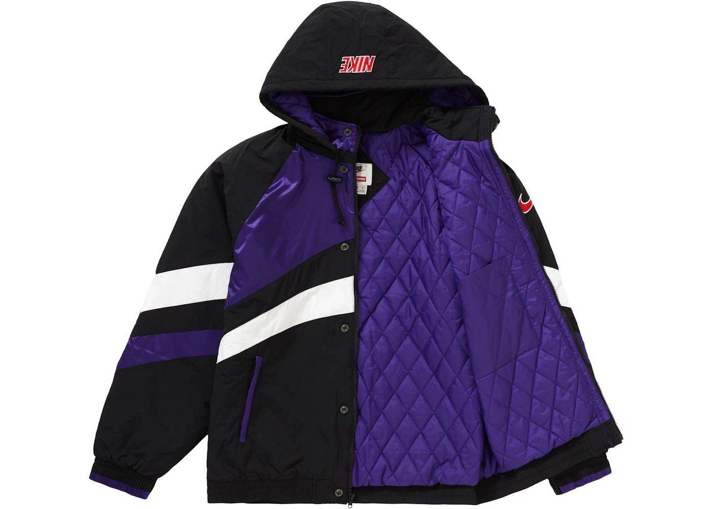 Supreme Nike Hooded Sport Jacket Purple - 2