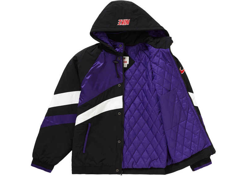 Supreme Supreme Nike Hooded Sport Jacket Purple outlook