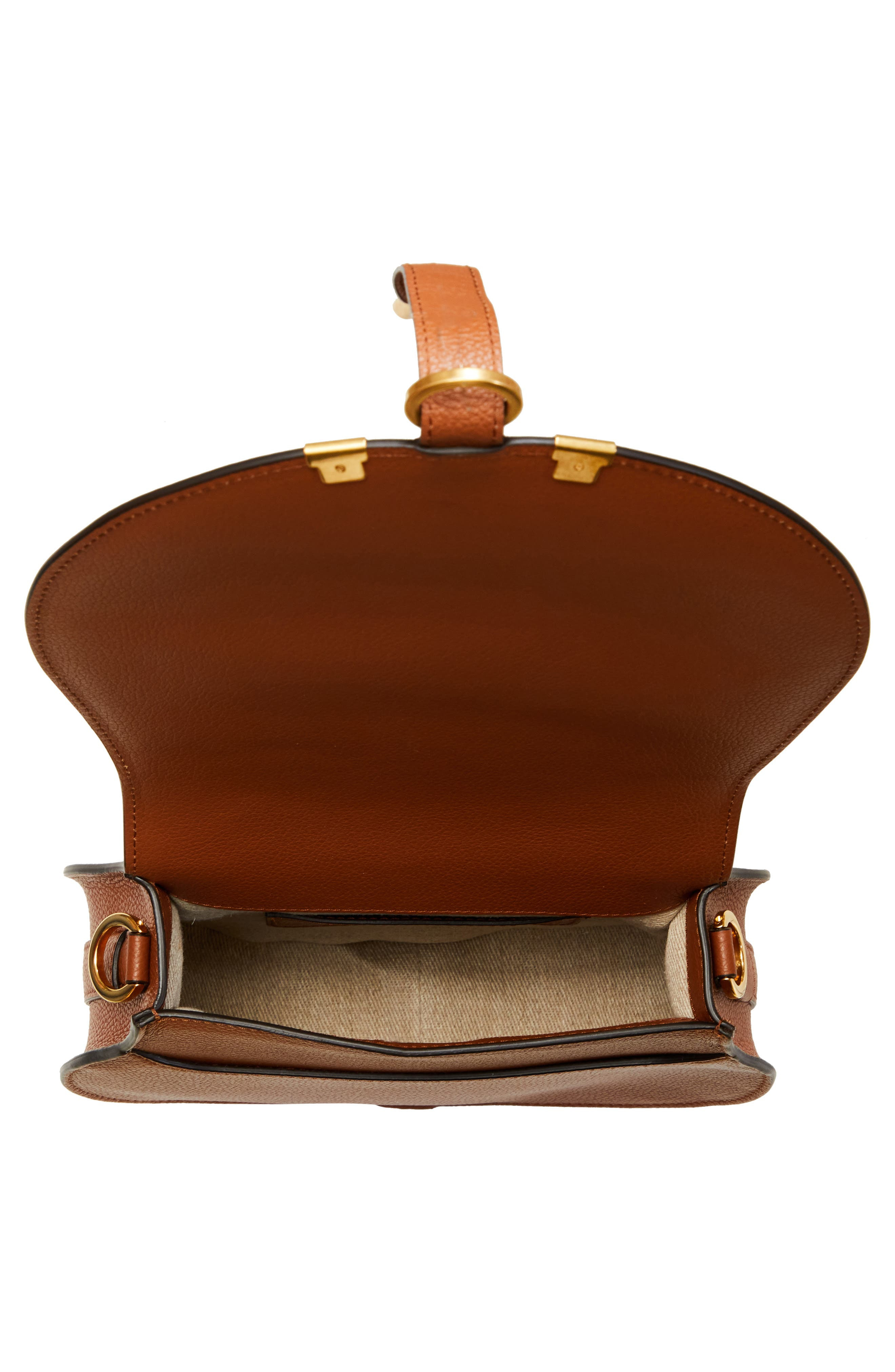 Chloé Large Marcie Leather Crossbody Bag in 25M Tan at Nordstrom - 5