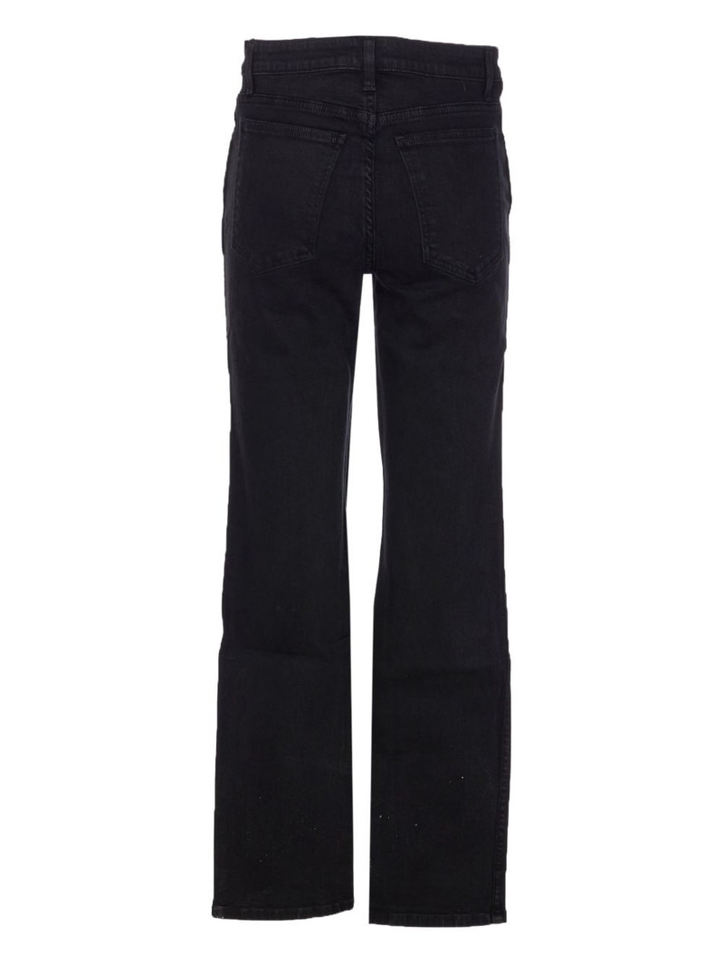 KHAITE zip-fly button jeans outlook