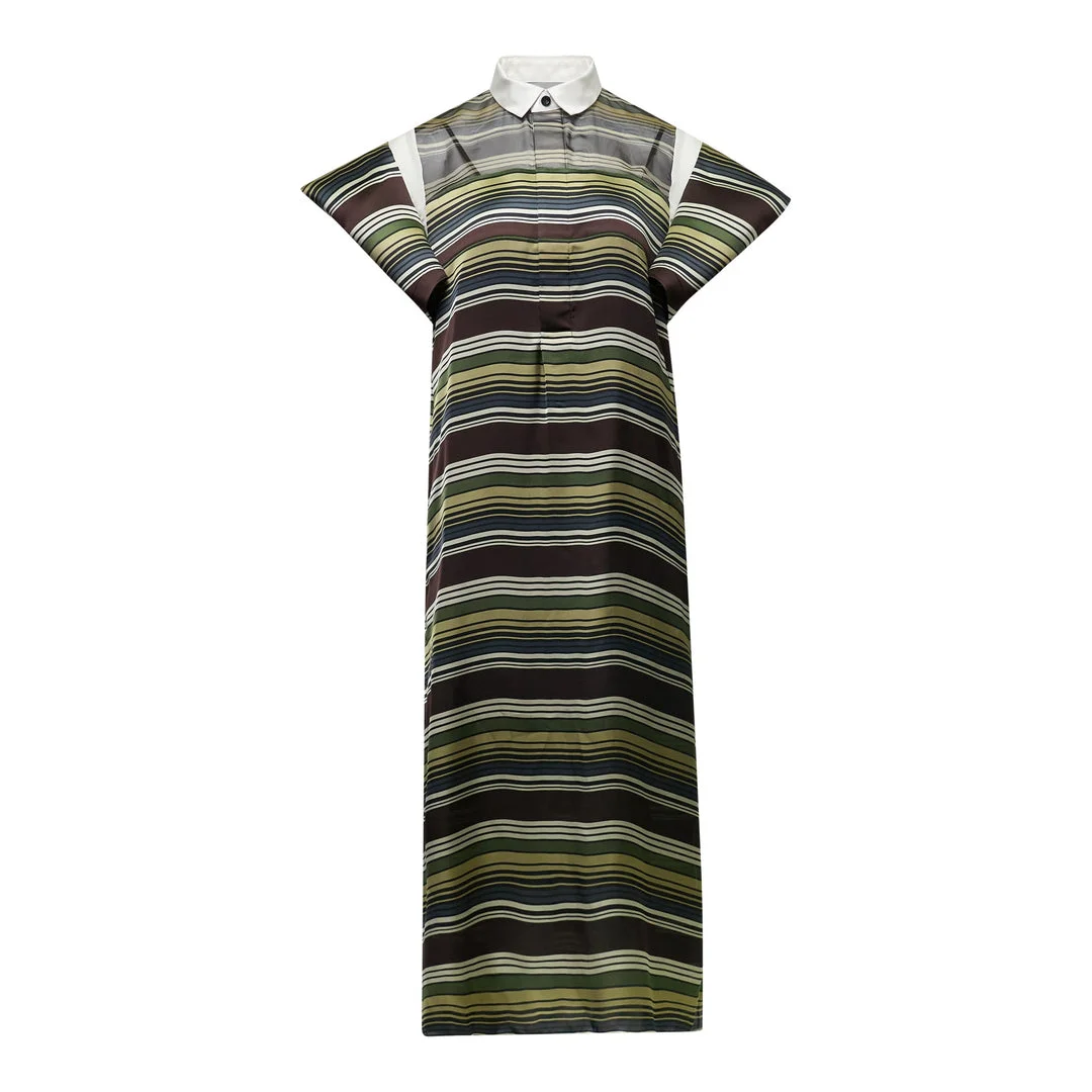 Horizontal Stripe Dress - 1