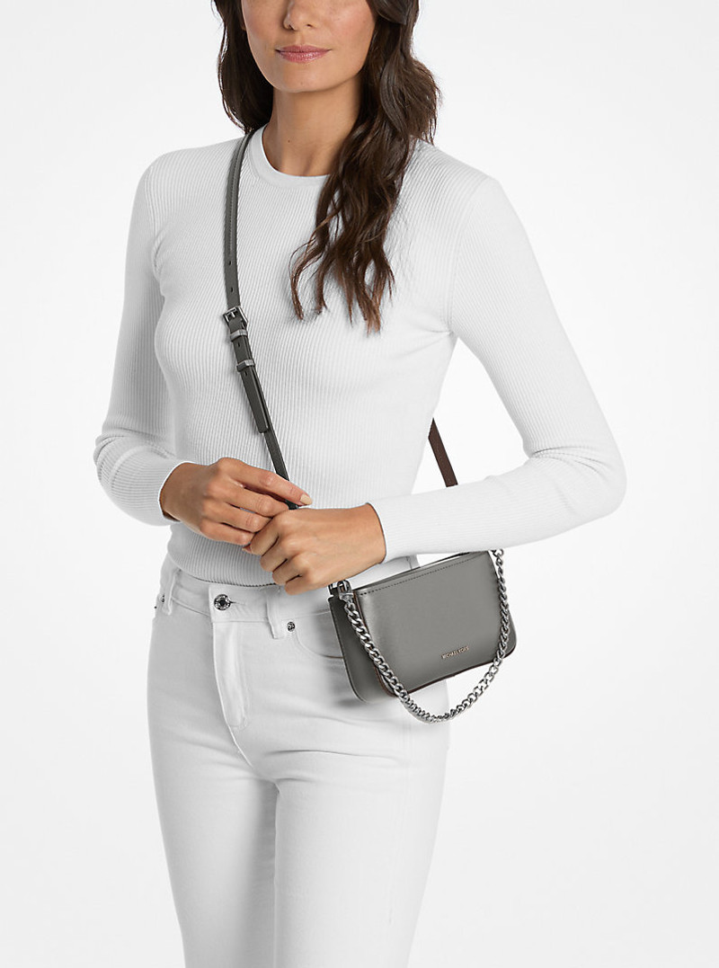 Bryant Small Burnished Leather Convertible Crossbody Bag 3