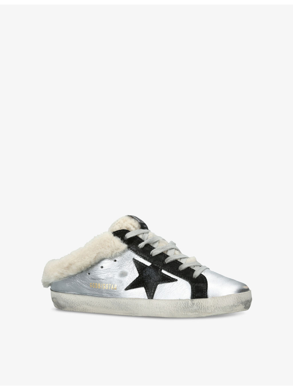 Super Star Sabot Leather Low-Top Trainers - 3