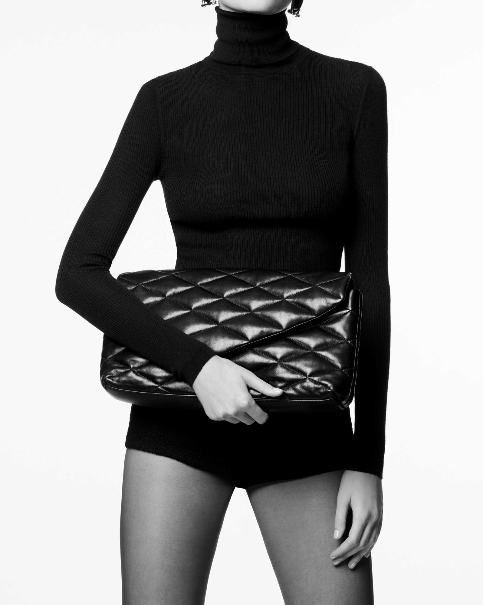 sade large clutch in lambskin - 2
