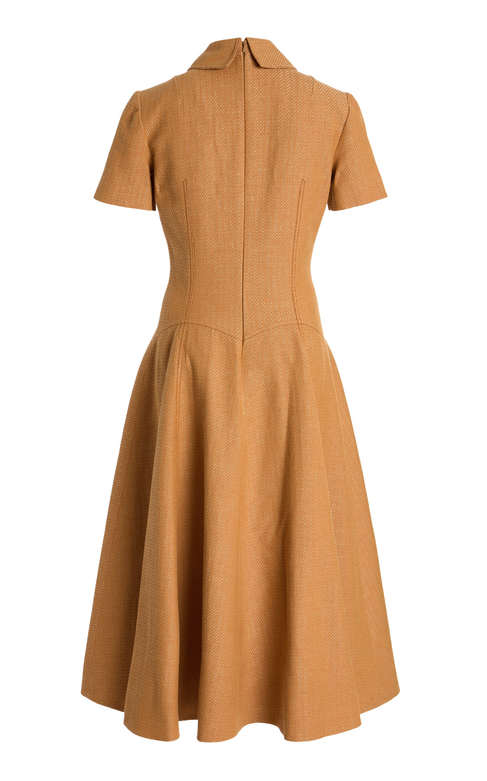 Jody Cotton Midi Dress tan - 3