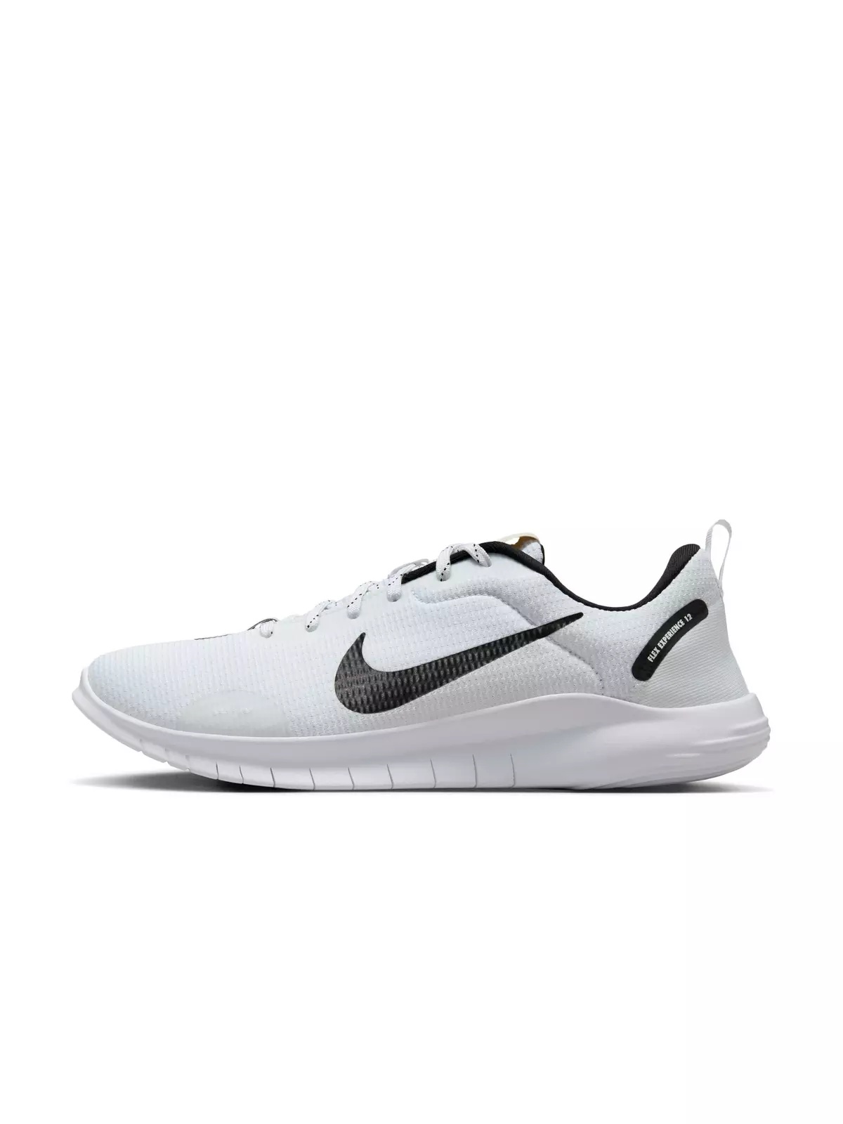 Flex Experience Run 12 "White/White/Black" Men's Running Shoe - 2