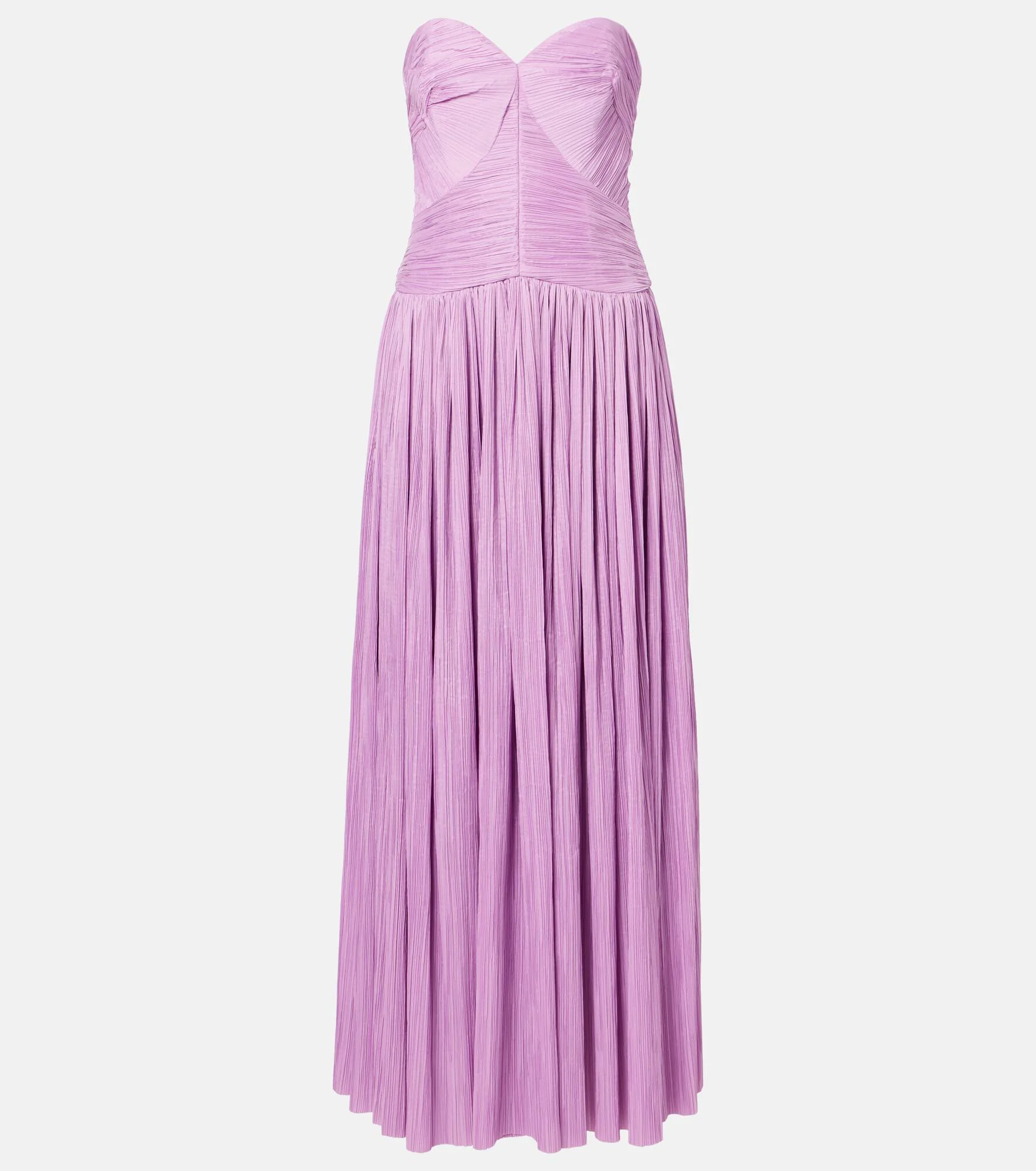 Aubriella gathered plisse gown - 1
