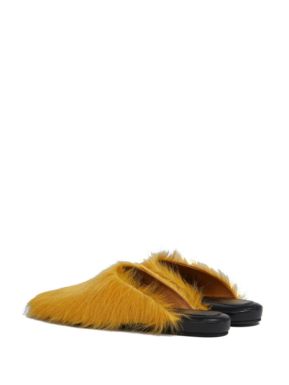 round-toe slip-on slippers - 3