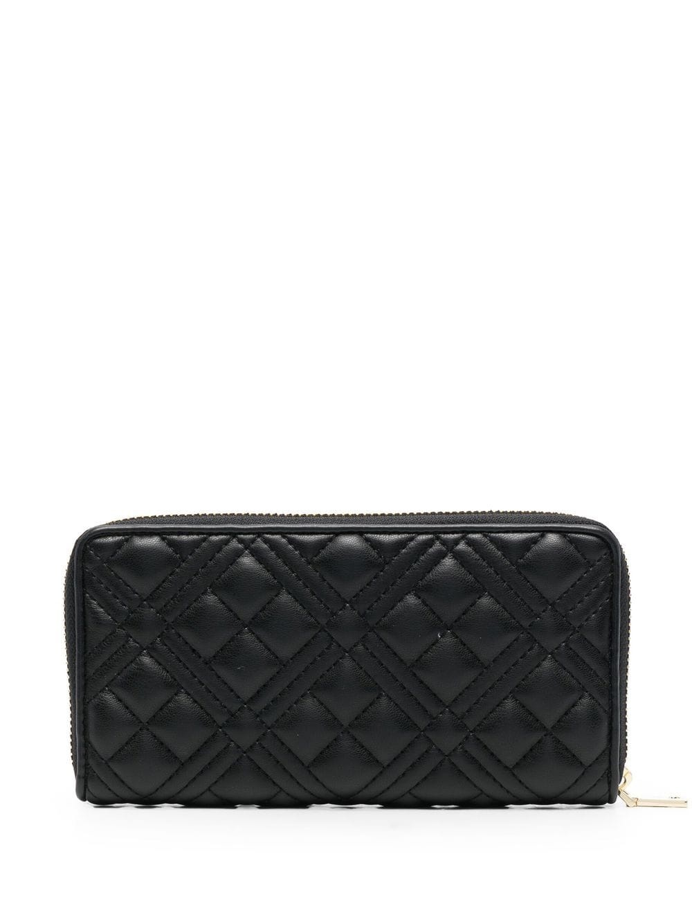 logo quilted wallet - 2