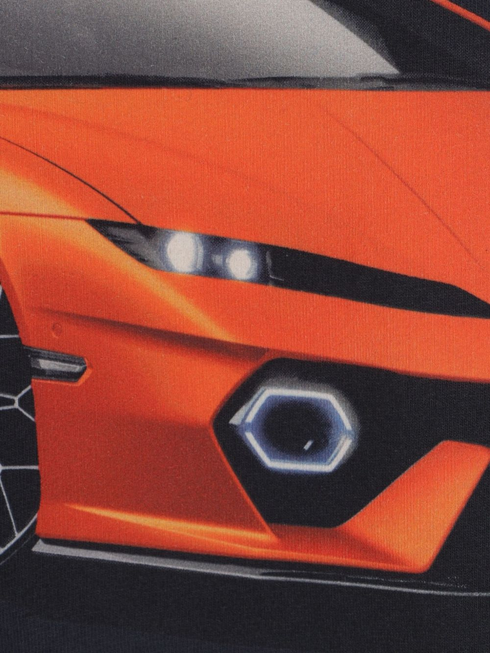 Lamborghini-print crew-neck T-shirt - 3