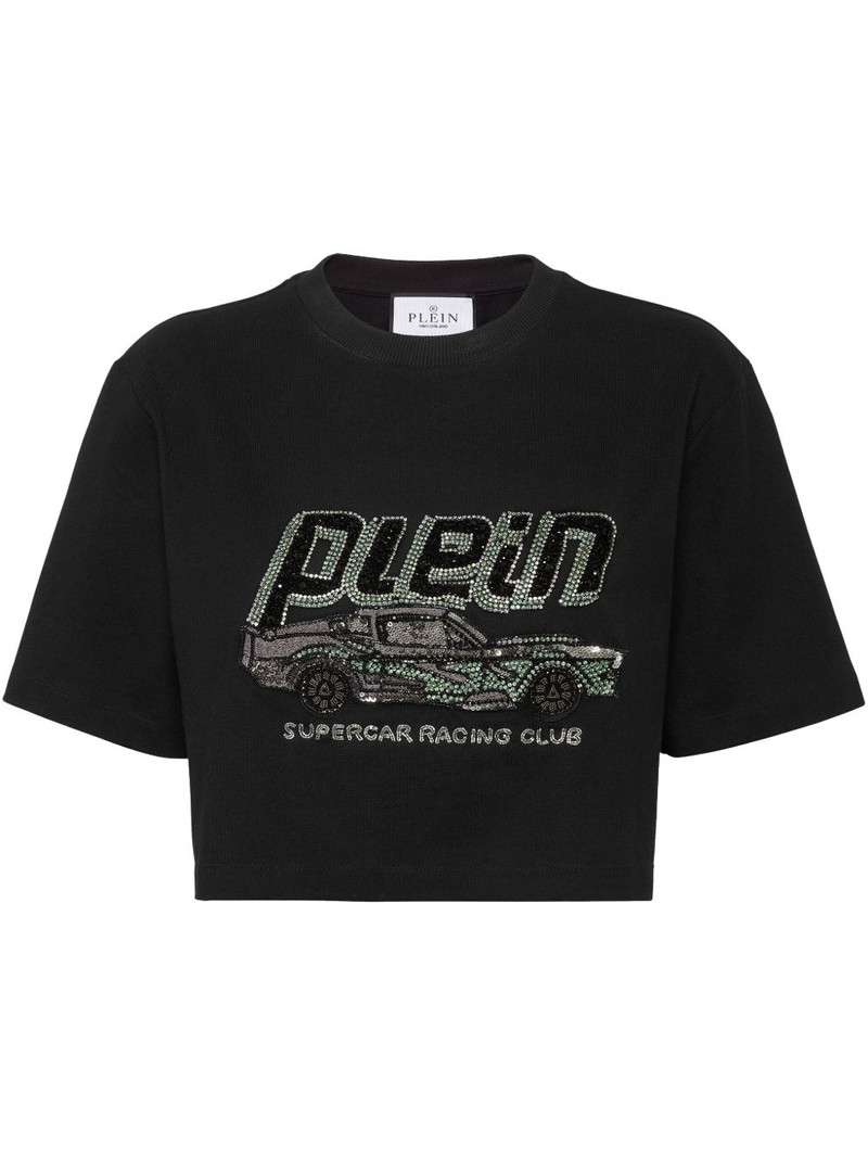 Car cropped t-shirt 1