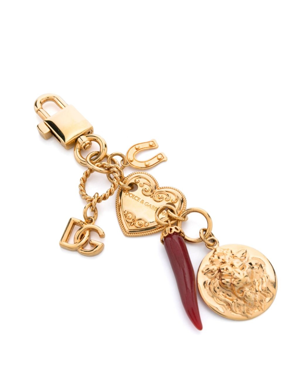 logo-pendant keyring - 2