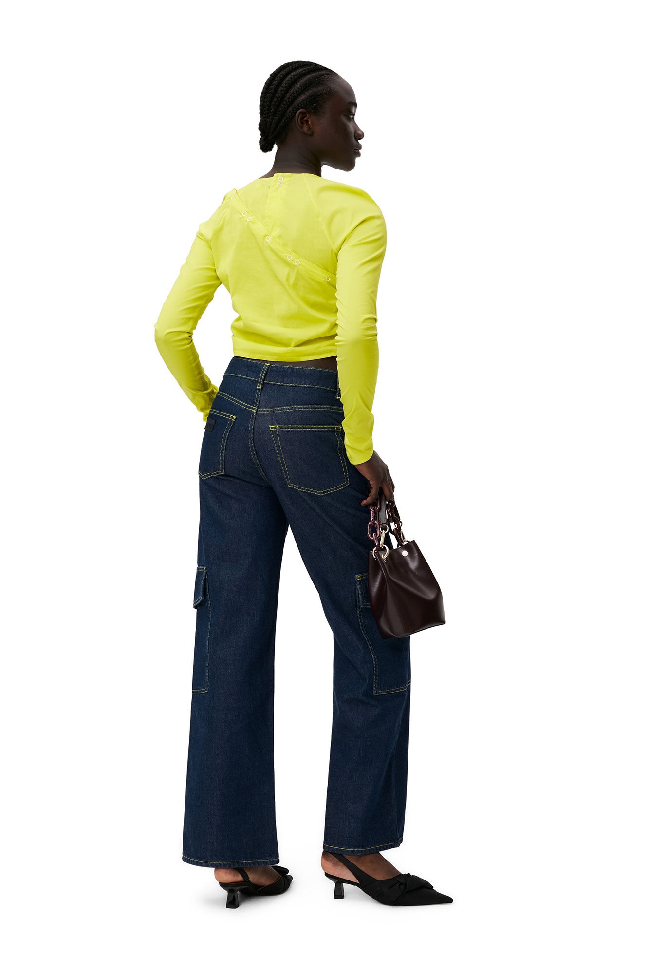 STRETCH COTTON BLOUSE - 4