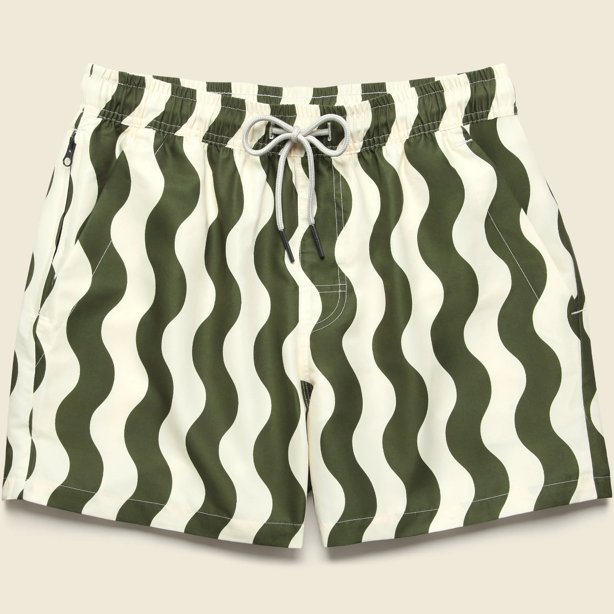 5" Swim Trunks - Forest Waver - 1