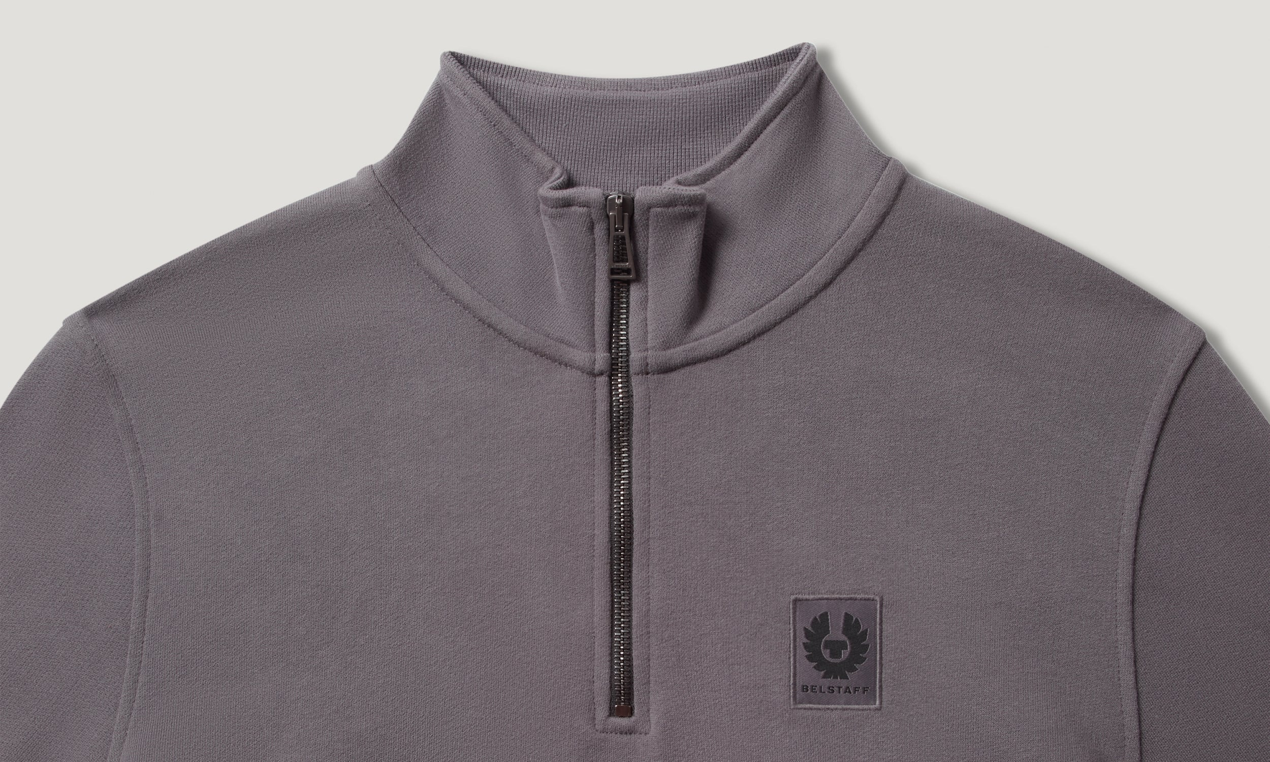 BELSTAFF QUARTER ZIP SWEATSHIRT - 3