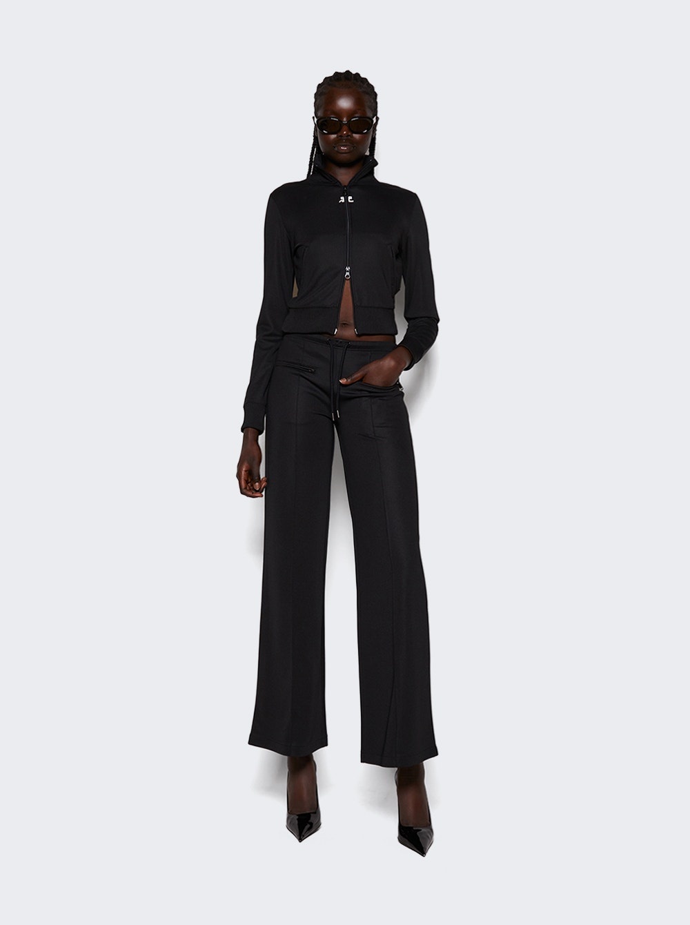 Interlock Tracksuit Jacket Black - 2