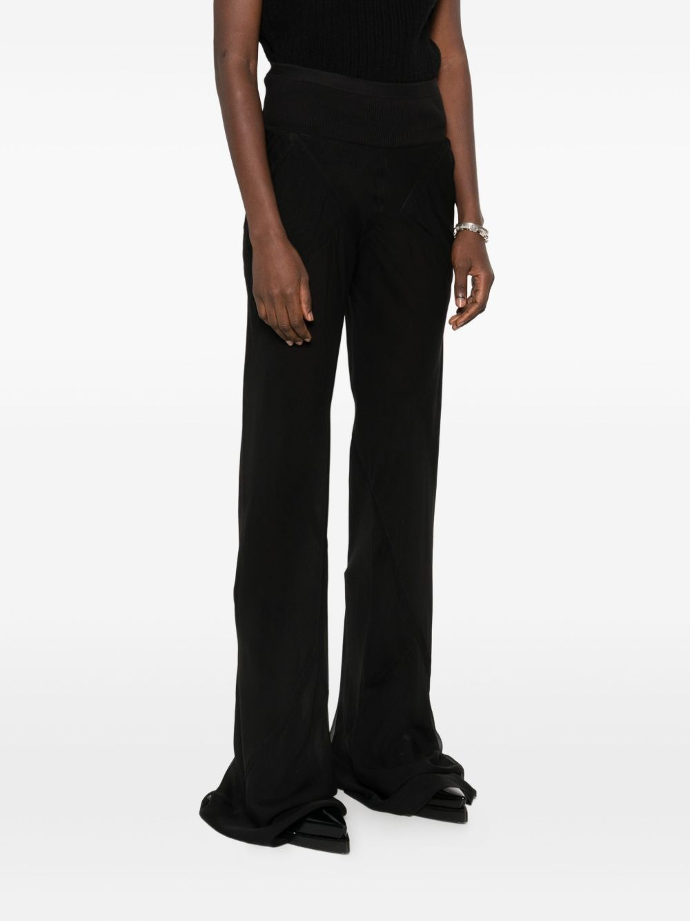 pleated panel trousers - 3