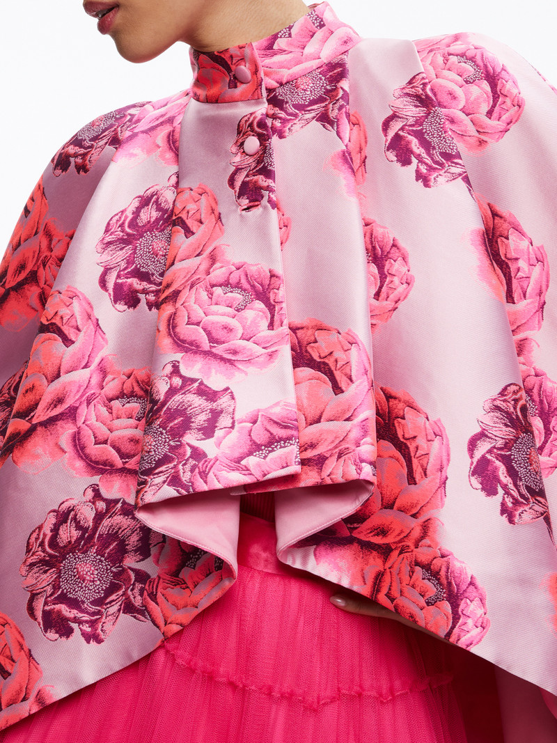 SUSANNE HIGH LOW COLLARED CAPE 5