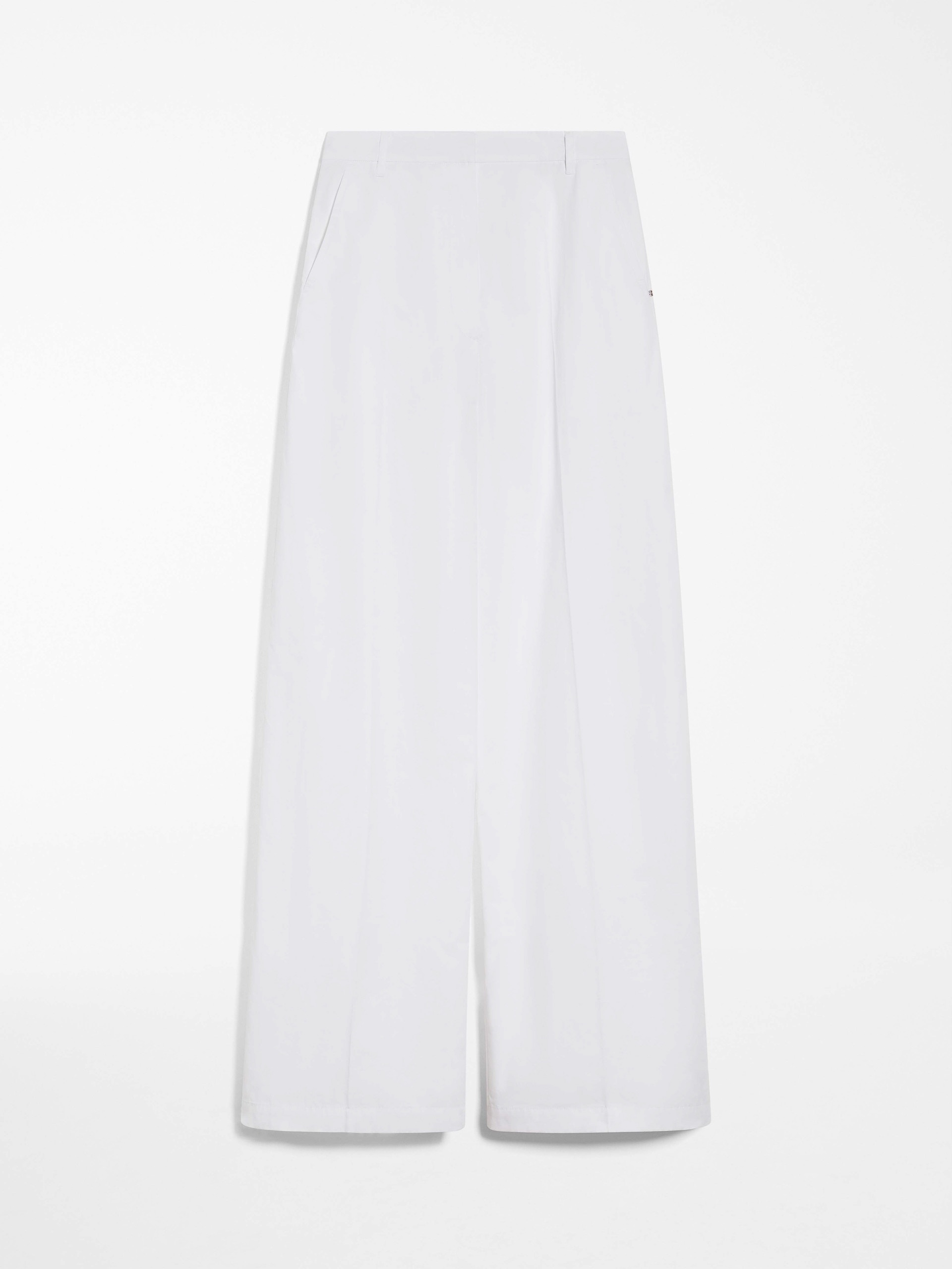 GEBE Oversized washed cotton trousers - 1