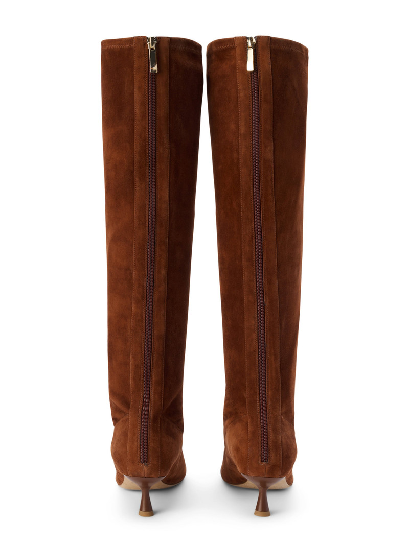 Emilie Suede Kitten Heel Boot 6