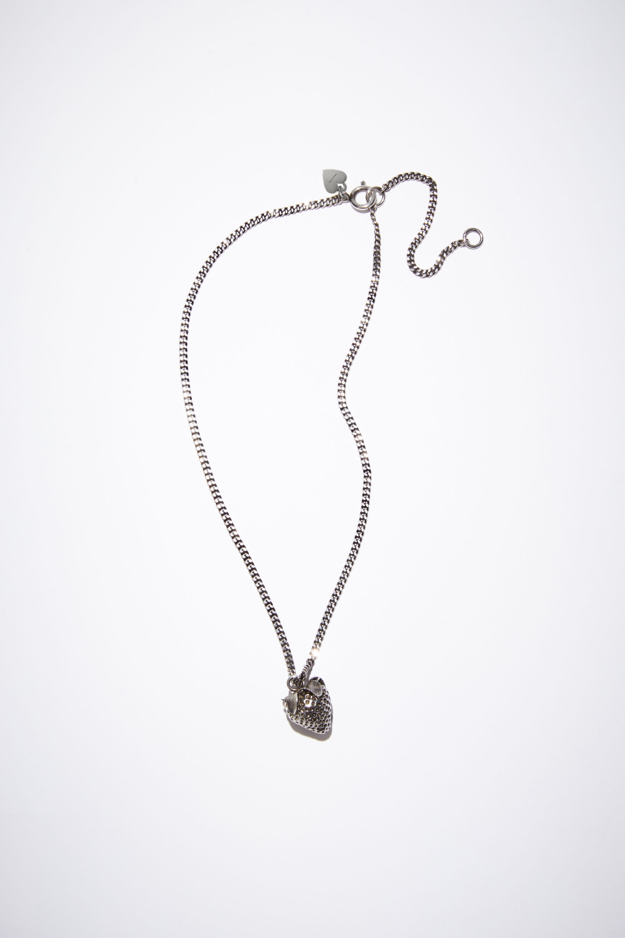 Acne Studios Silver strawberry necklace - Antique Silver | REVERSIBLE