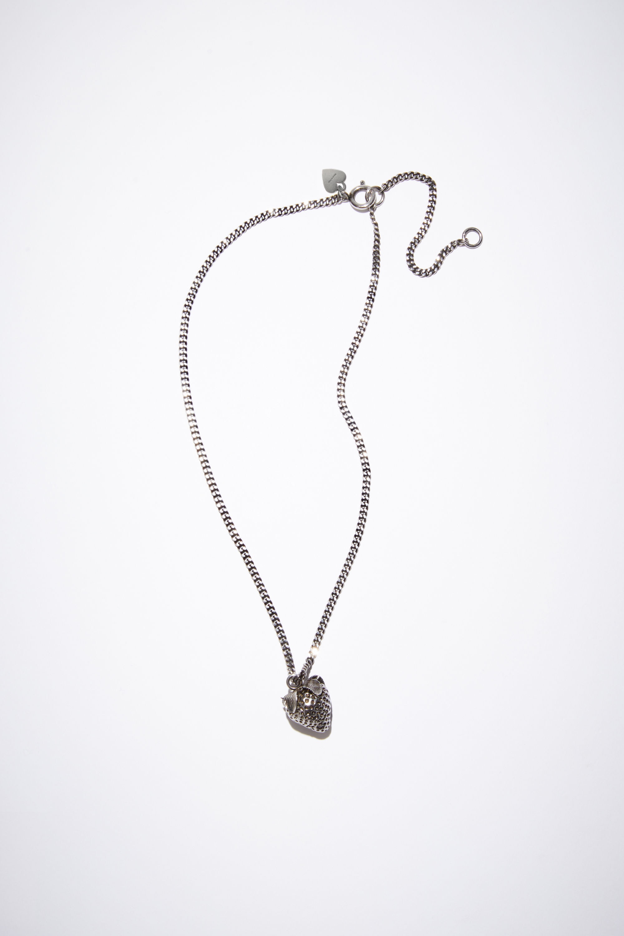Acne Studios Silver strawberry necklace - Antique Silver