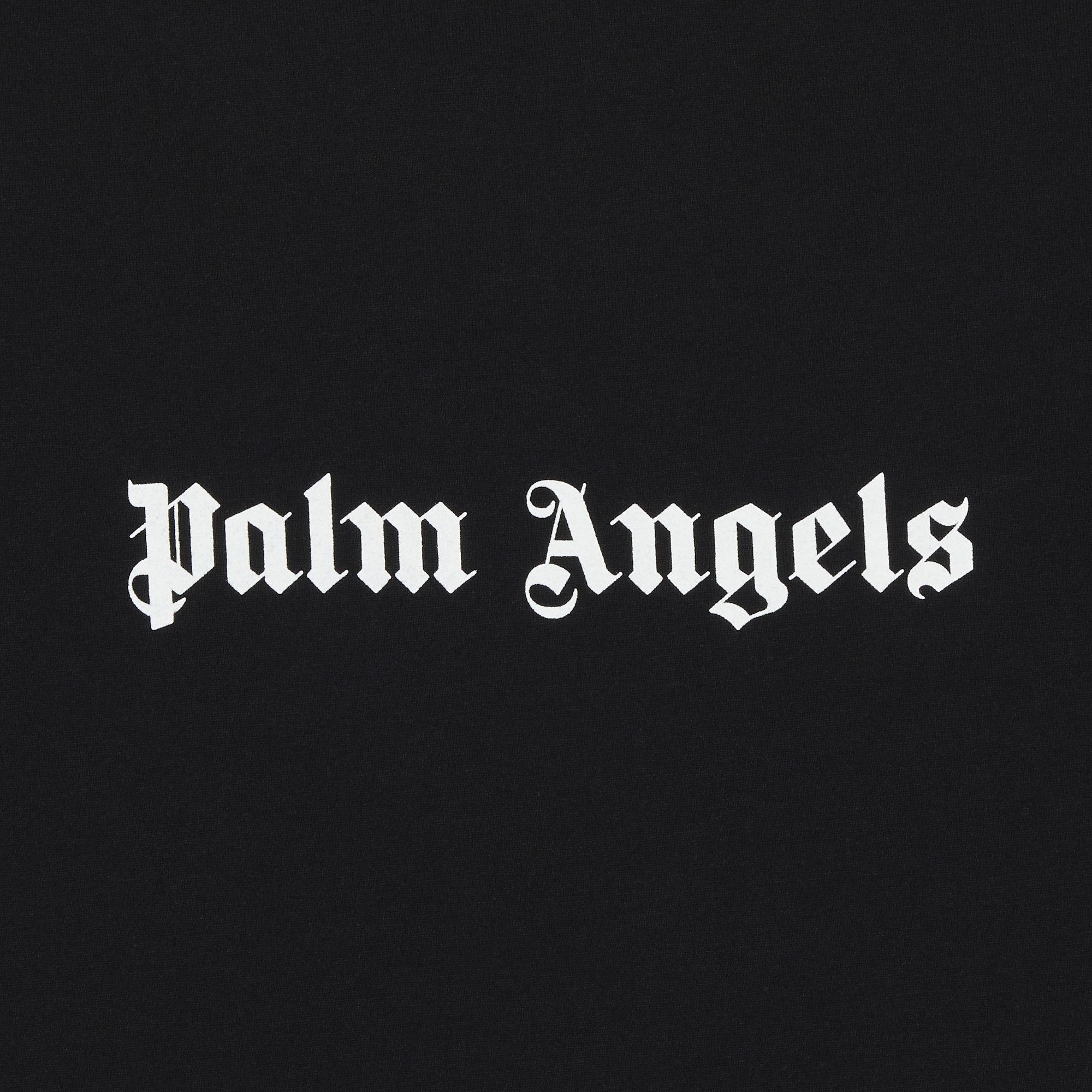 Palm Angels Logo Slim Tee 'Black' - 3