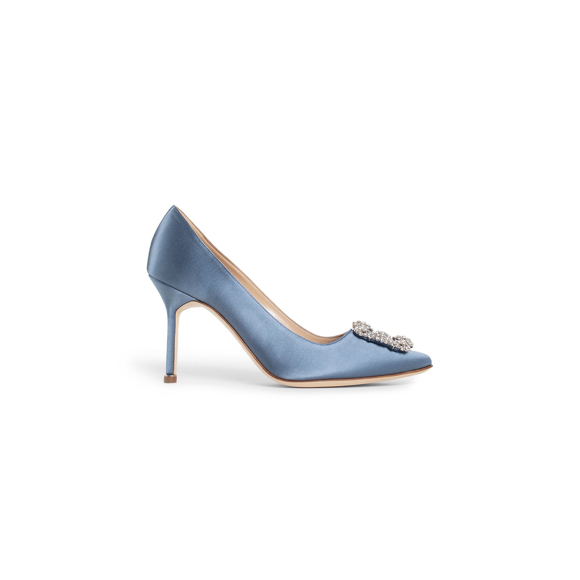 MANOLO BLAHNIK WOMAN BLUE PUMPS - 8