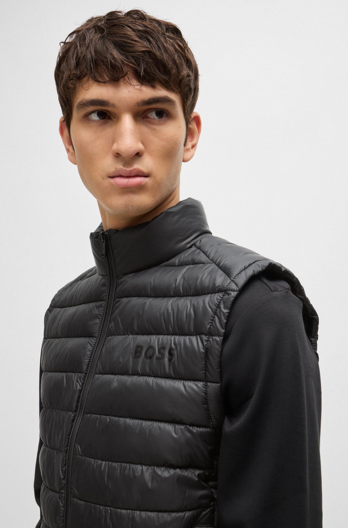 PACKABLE GILET WITH TONAL LOGO - 5