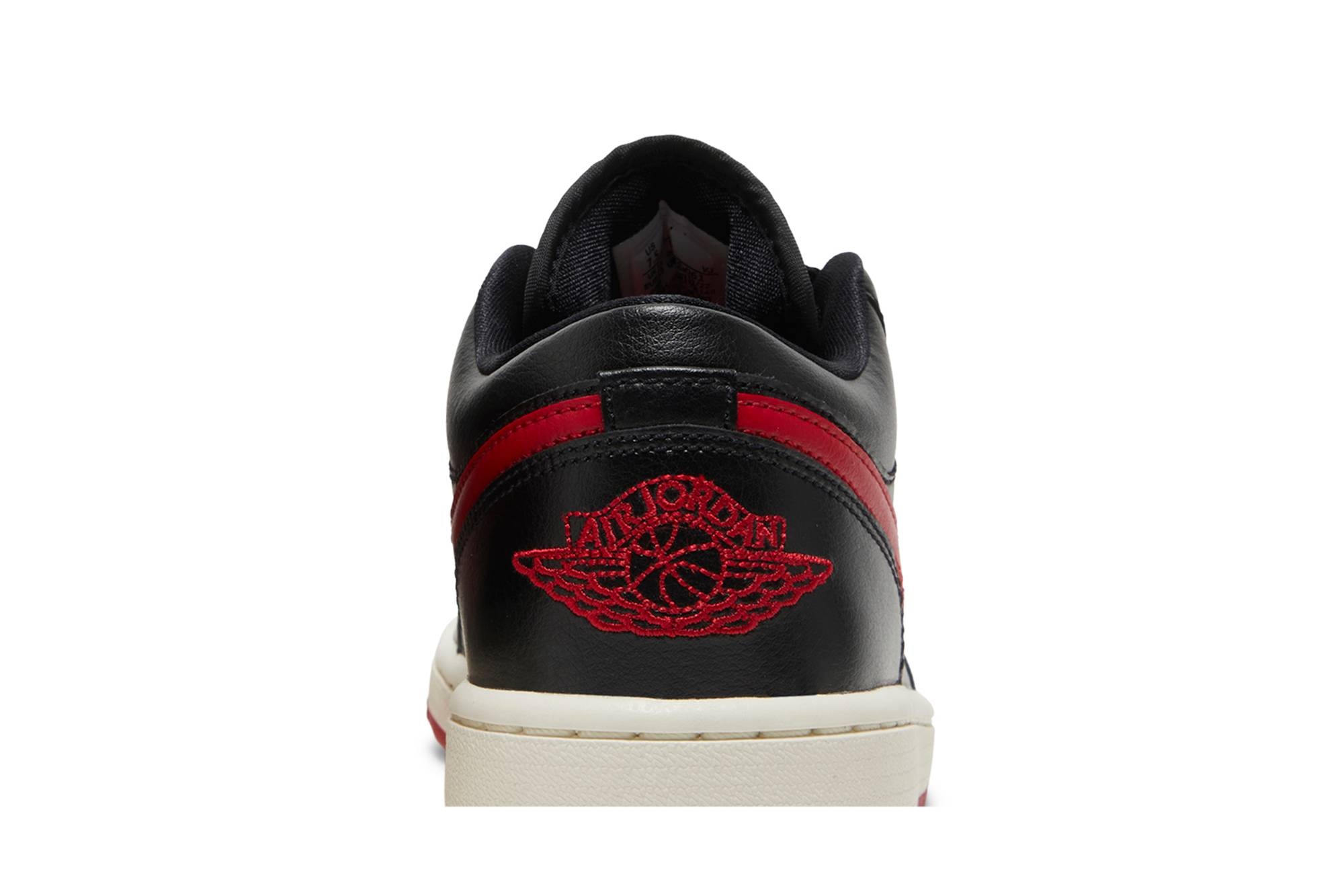 Wmns Air Jordan 1 Low 'Bred Sail' - 7