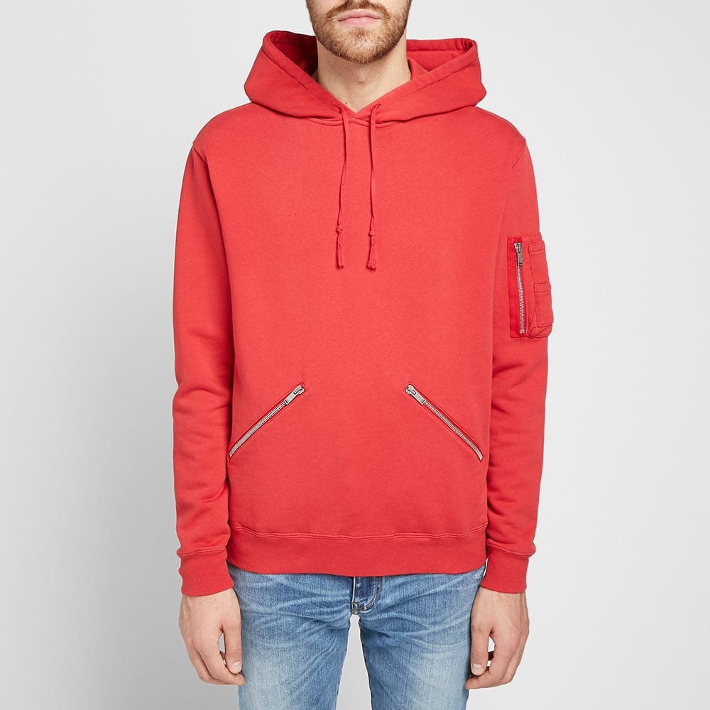 Saint Laurent Zip Detail Hoody - 4