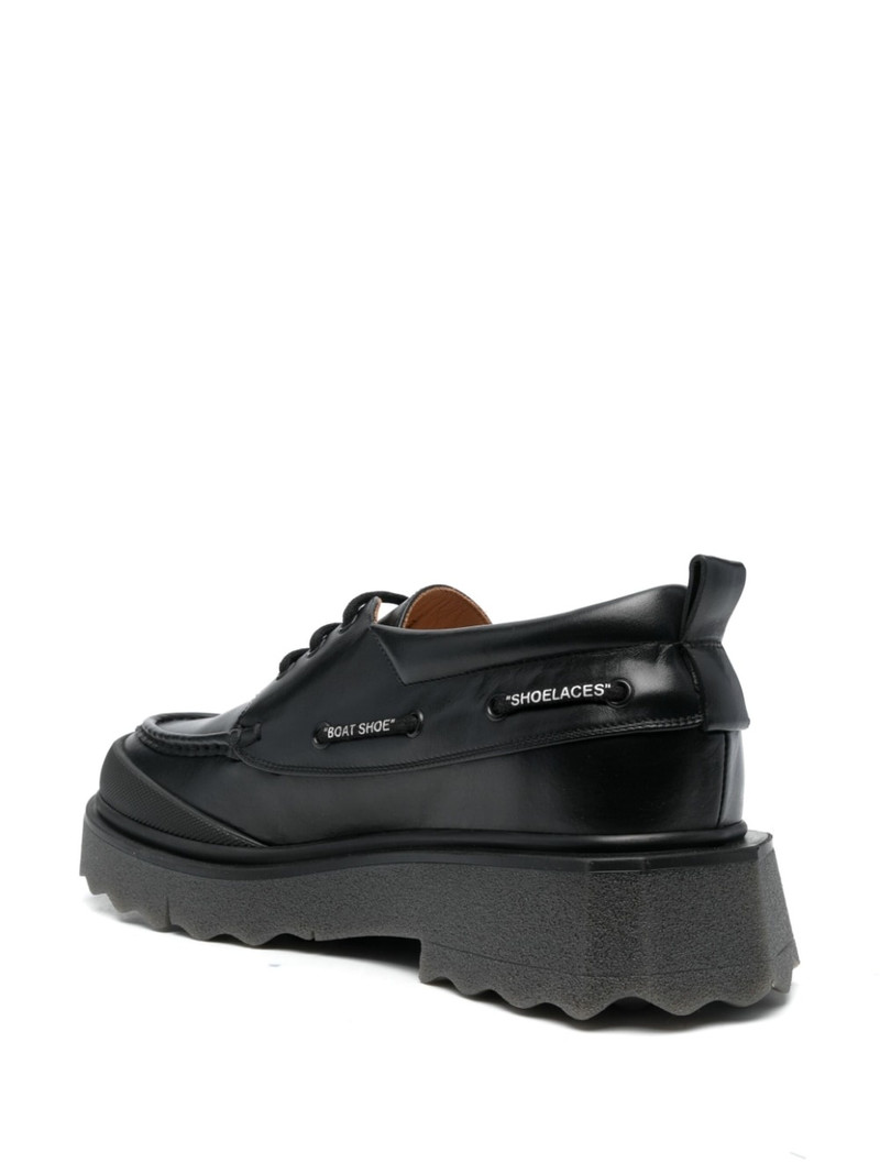 Sponge lace-up Derby shoes 3