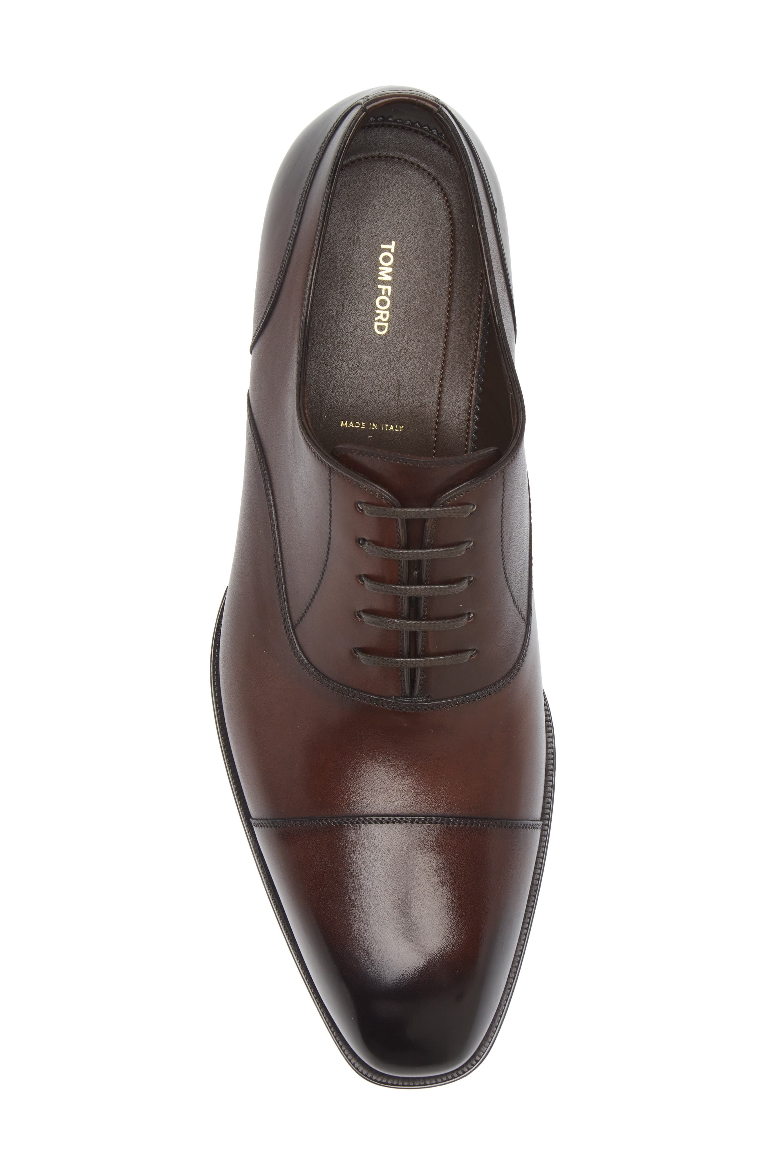 Elkan Burnished Leather Oxford - 5