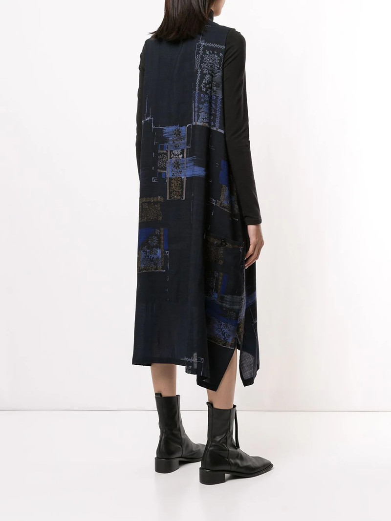 abstract print knitted dress 4