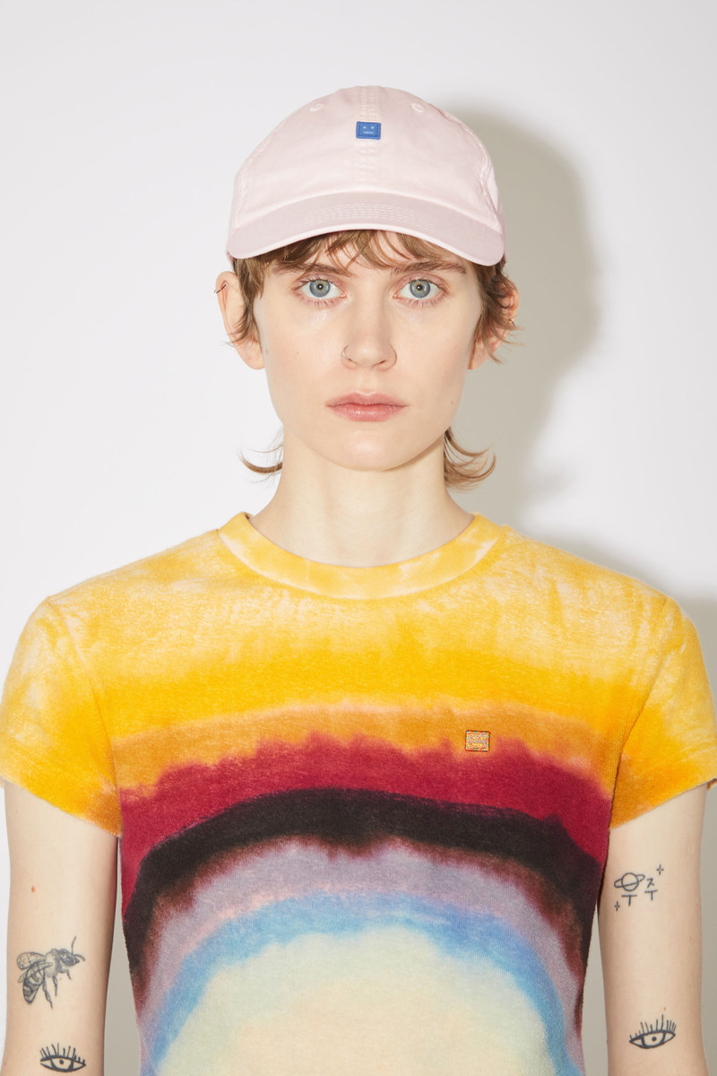 Acne Studios Cotton baseball cap - Pastel pink outlook