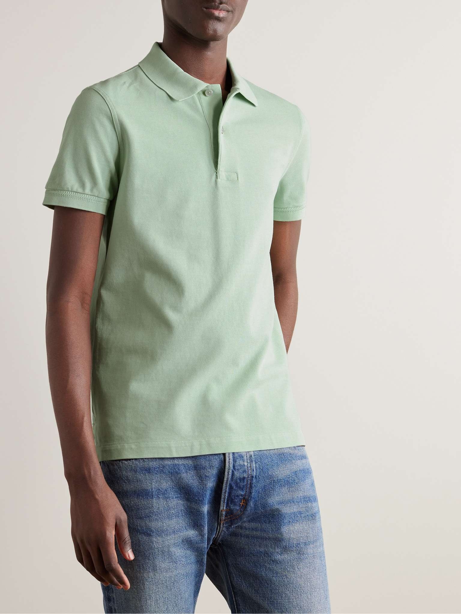 Cotton-Piqué Polo Shirt - 4
