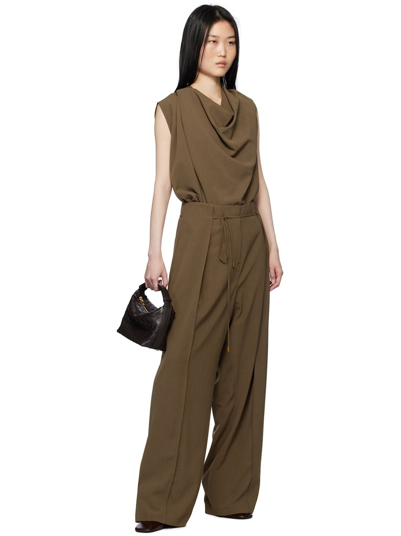 LE17SEPTEMBRE Brown Waist String Side Panel Trousers outlook
