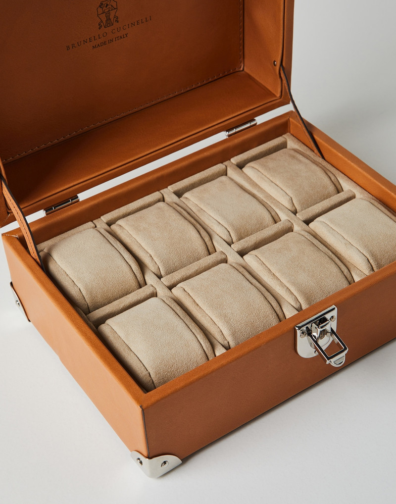 Cowhide watch box 3